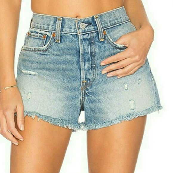 Denim Shorts - LEVI's Wedgie Fit - Picture 5 of 9